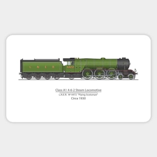 Flying Scotsman Circa 1930 Sticker